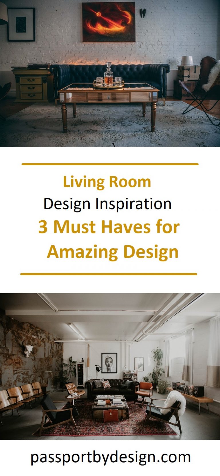 Interior Design Inspiration: Living Rooms - Passport by Design